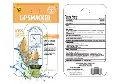 Kiss Therapy SPF 30 Cucumber Melon.jpg Principal Display Panel - Kiss Therapy SPF 30 Cucumber Melon